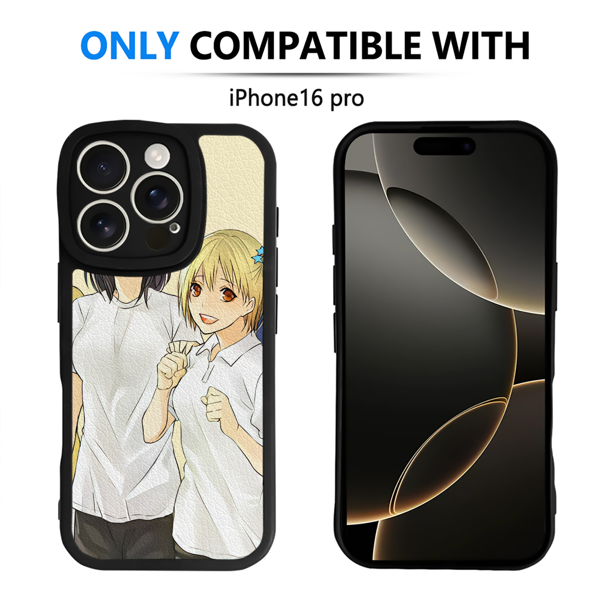 （画像用） ハイキュー!! Haikyu!! 【iPhone 16シリーズ対応】シリコンスマホケース（レザー調） 材質：シリコン